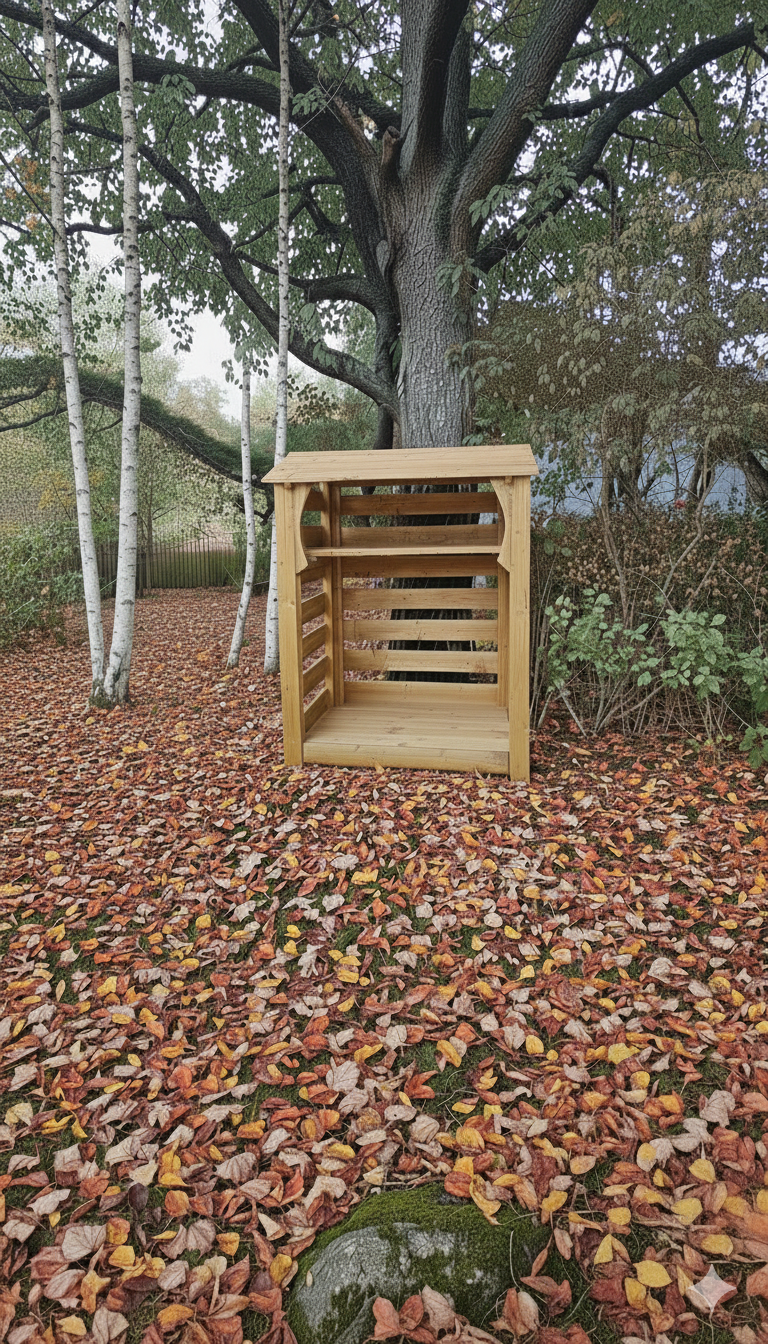 Standard slatted log store