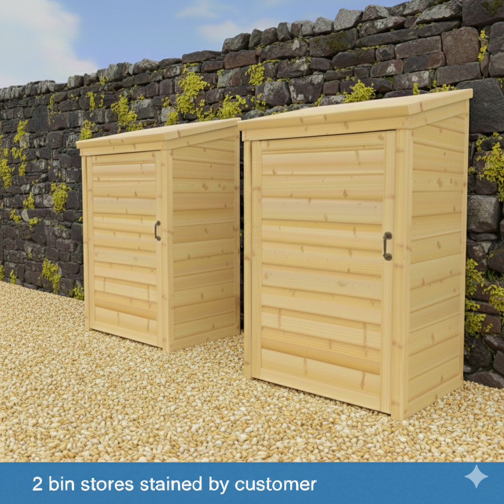 Single Wheelie bin store