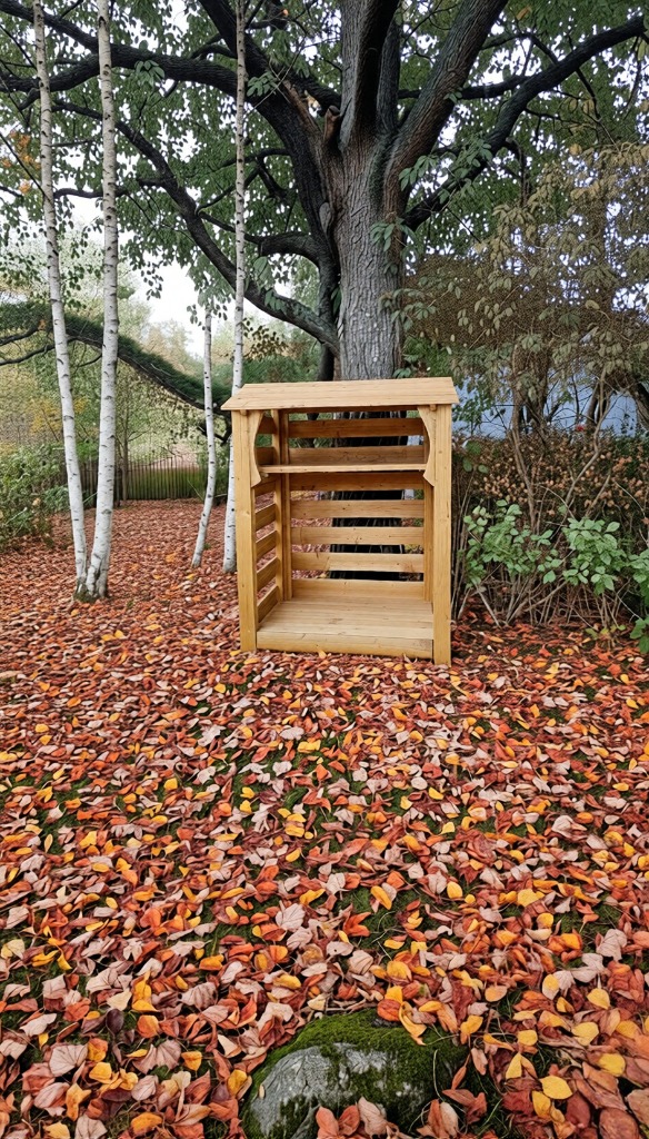 Standard slatted log store