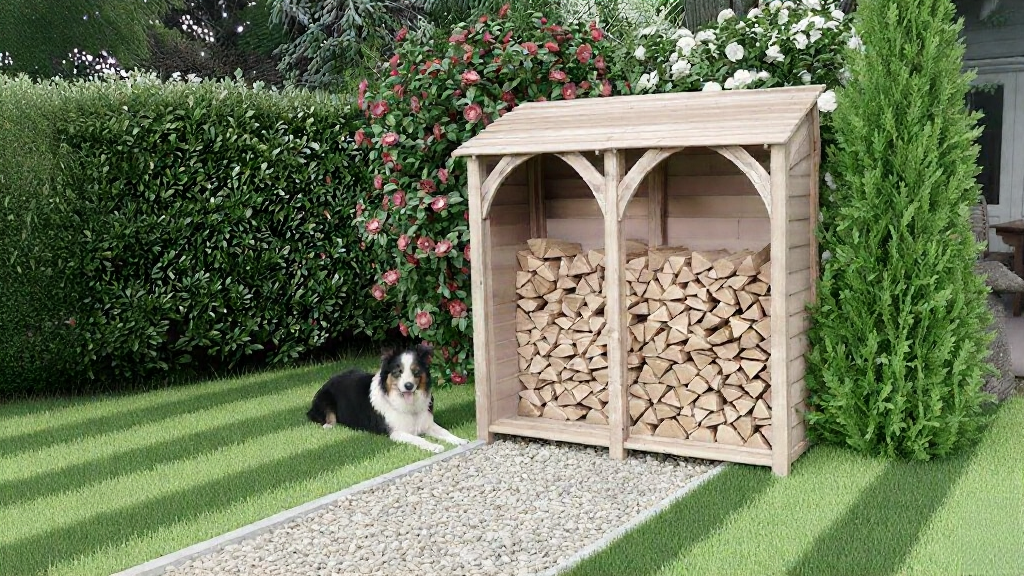 Double tall log store