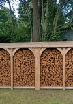 large log store with logs