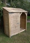 Tool shed and log store