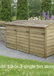 Wheelie bin storage